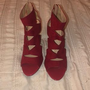NINE WEST RED HEELS!!!